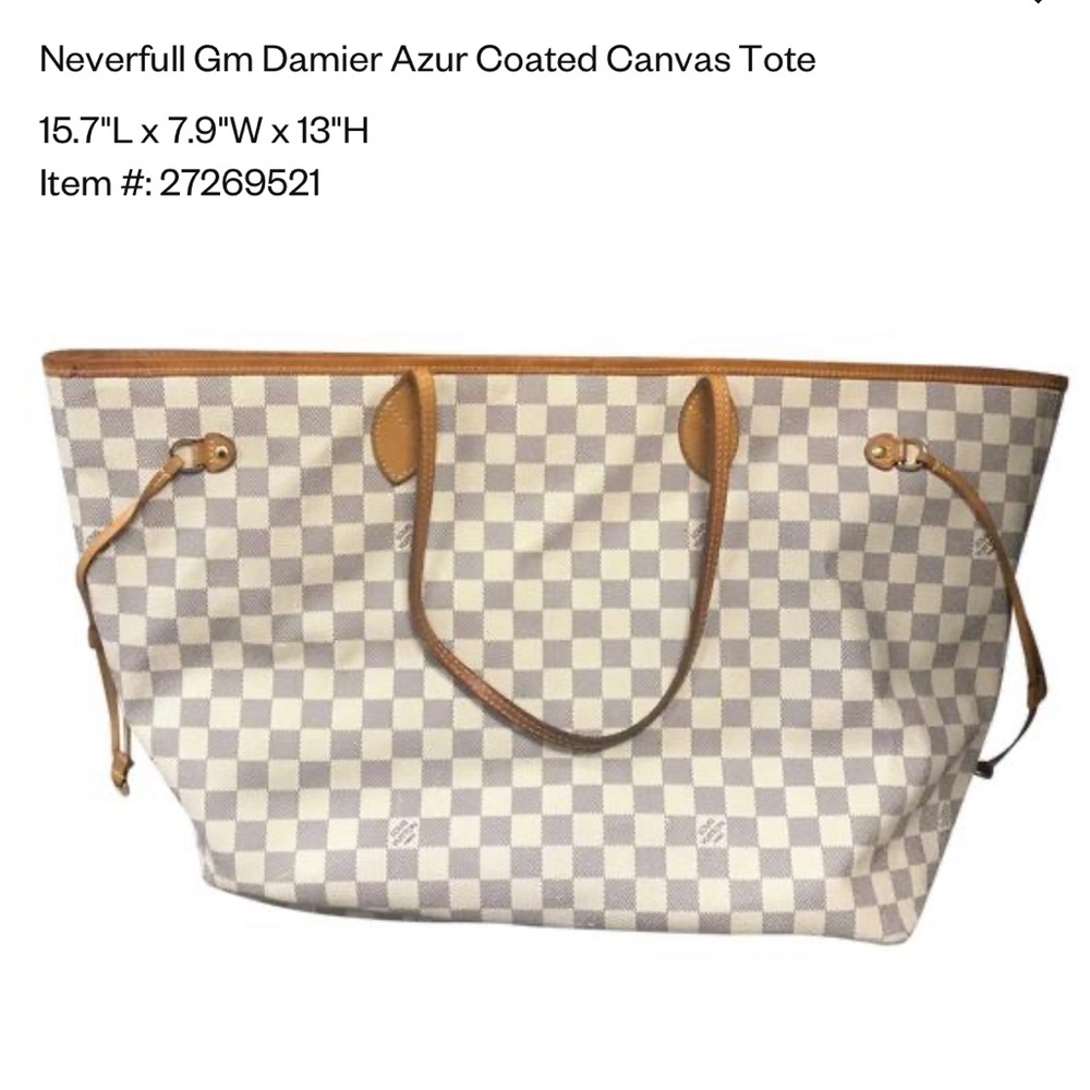 SOLD 🔴 Louis Vuitton Neverfull GM Tote